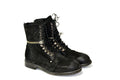 HILL Suede Black laced Boot