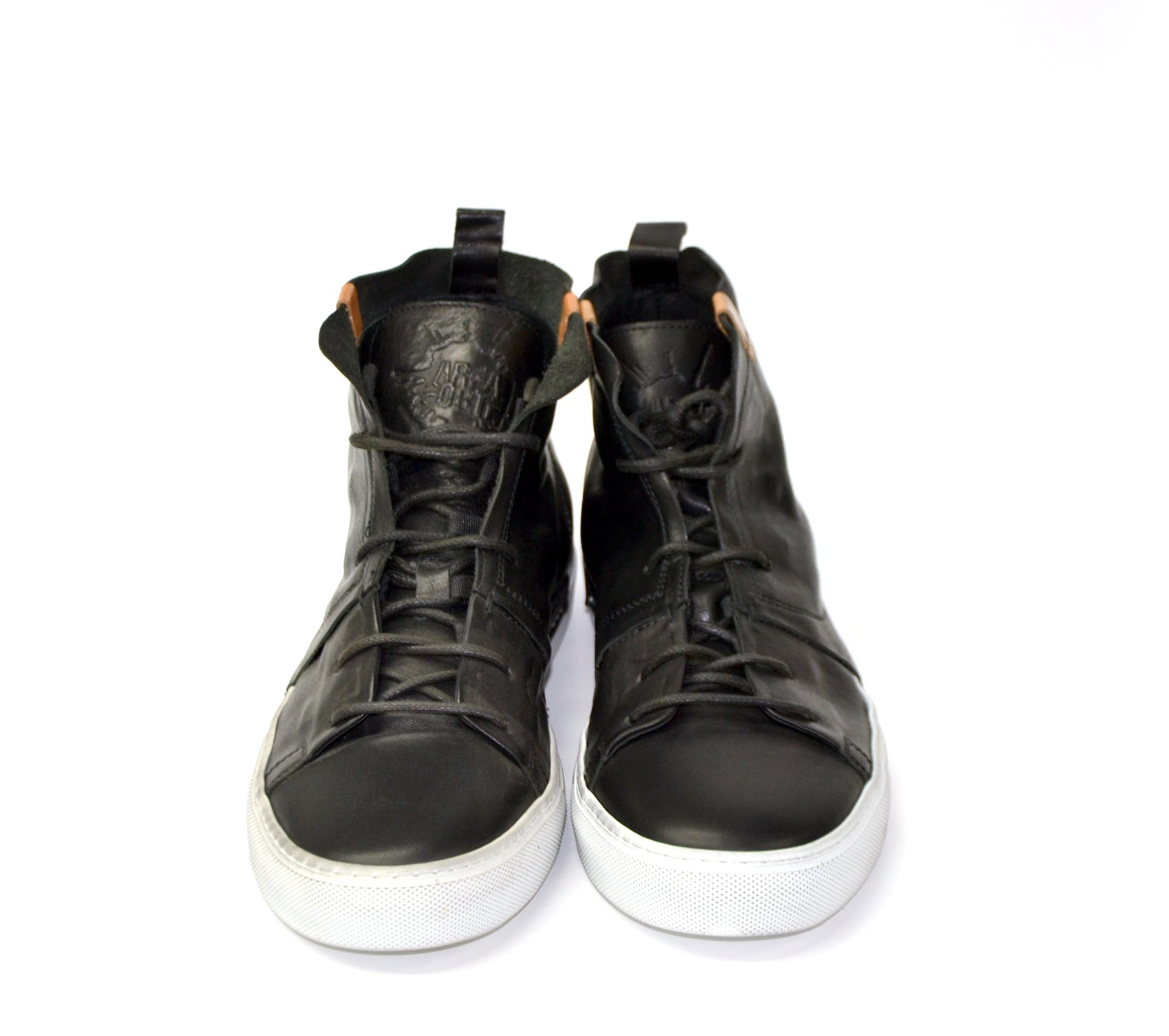 ALEX Black Laced Sneakers