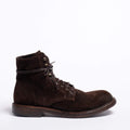 Dominique Laced Mid Boot Suede leather rust
