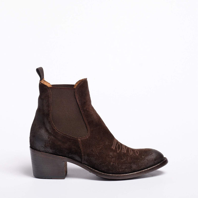 PEGGY SUEDE TEXAN BOOTS