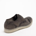 David Laced Shoes suede leather grey