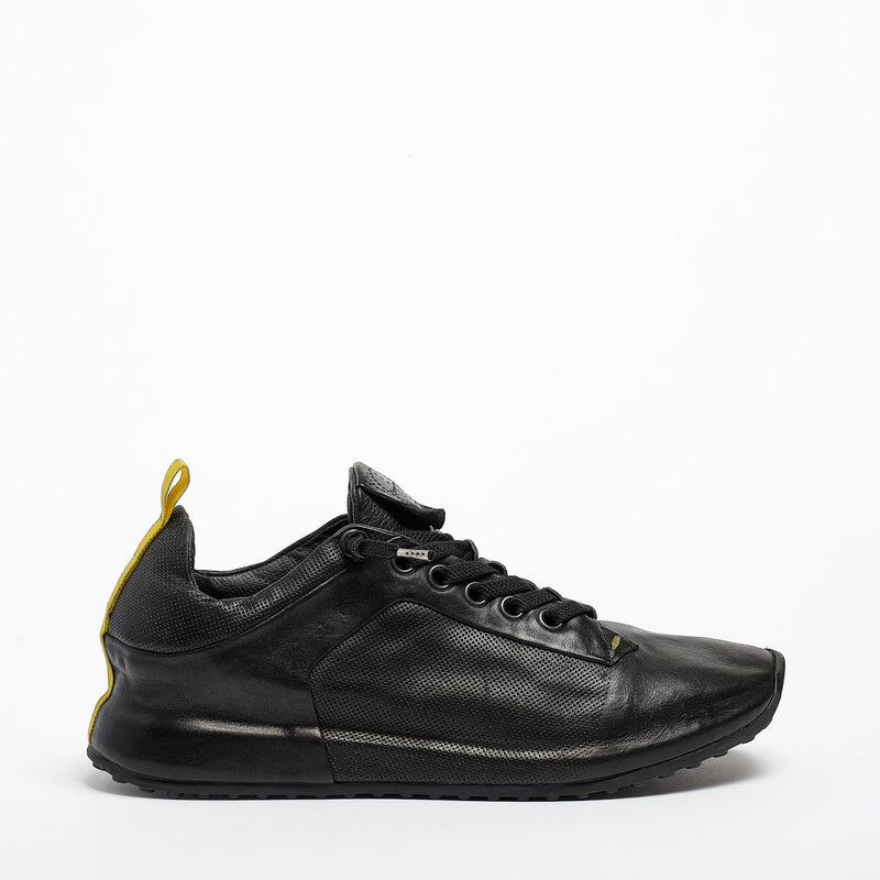 Johnny Laced Shoes soft natural leather black