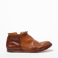Niko Zip Mid Shoes natural vacchetta leather sigaro