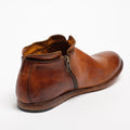 Niko Zip Mid Shoes natural vacchetta leather sigaro