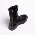 Jode Double Zip Boot Natural Horse leather black