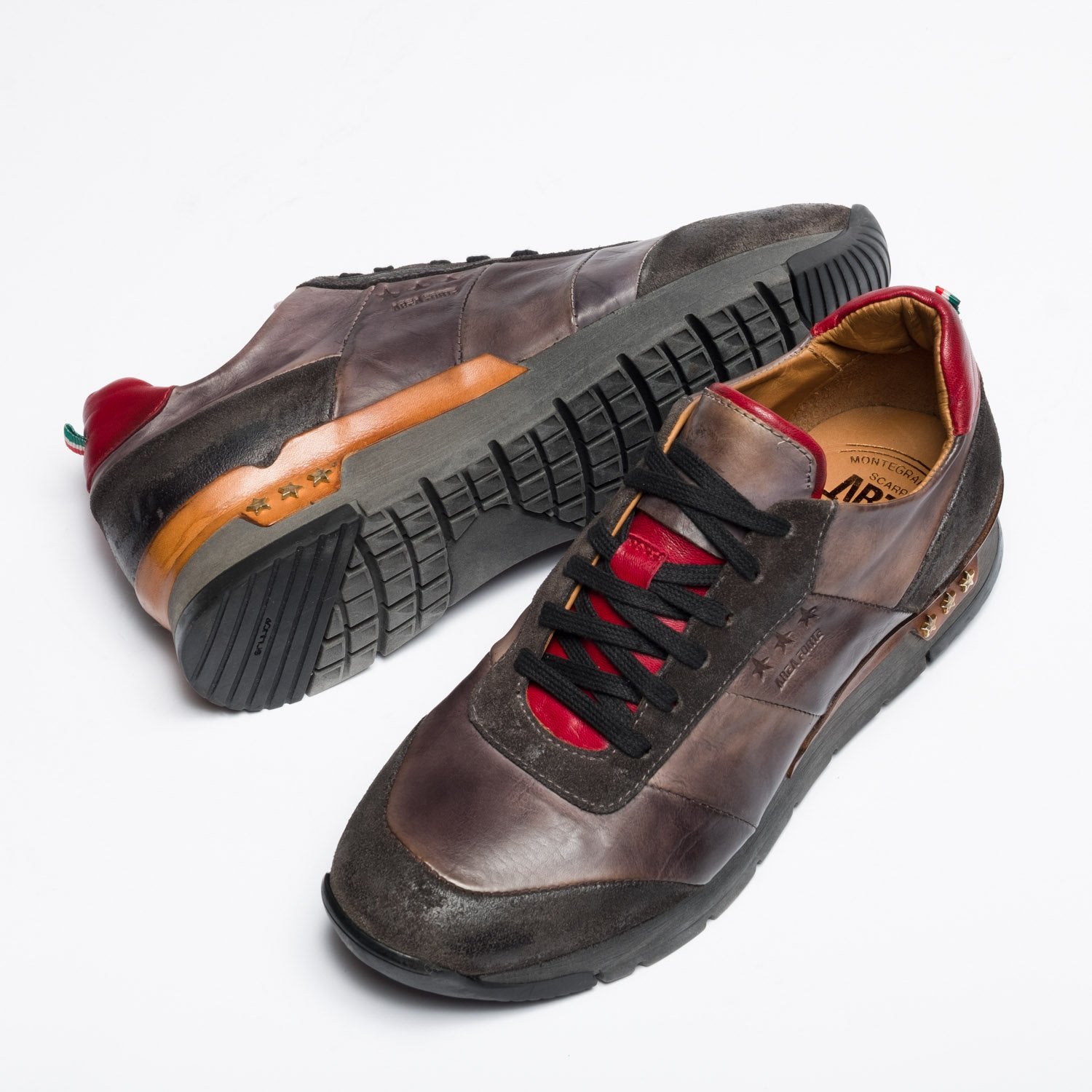 LAST PAIR 44-MUNDIALITO COLD MUD LEATHER RUNNING
